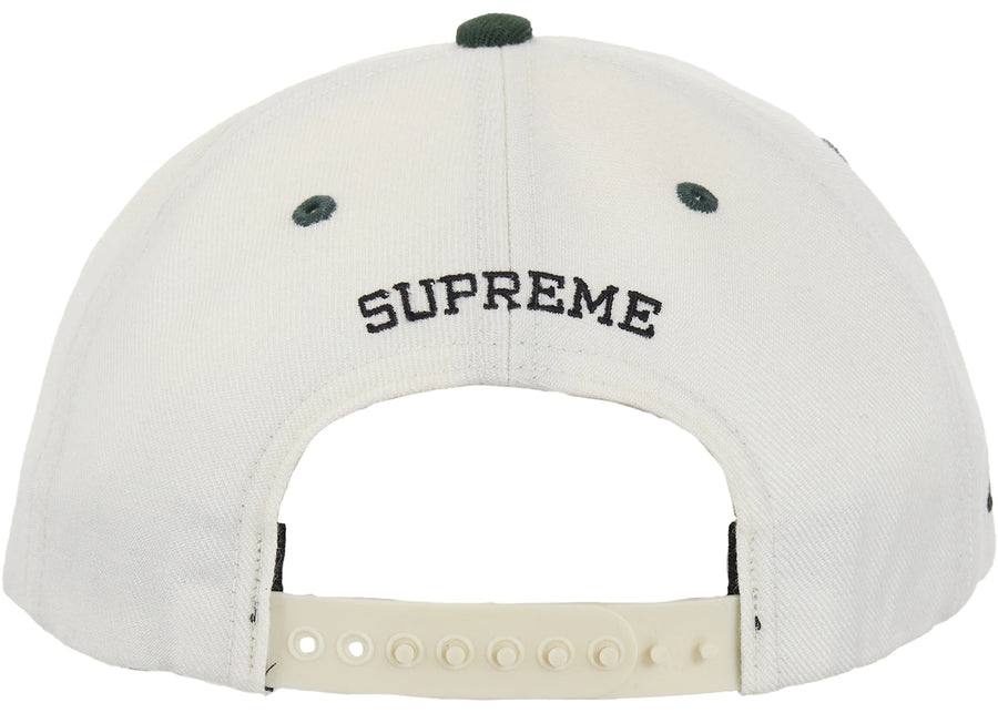 Casquette Supreme Pledge Allegiance 6 panneaux (FW25) Blanche