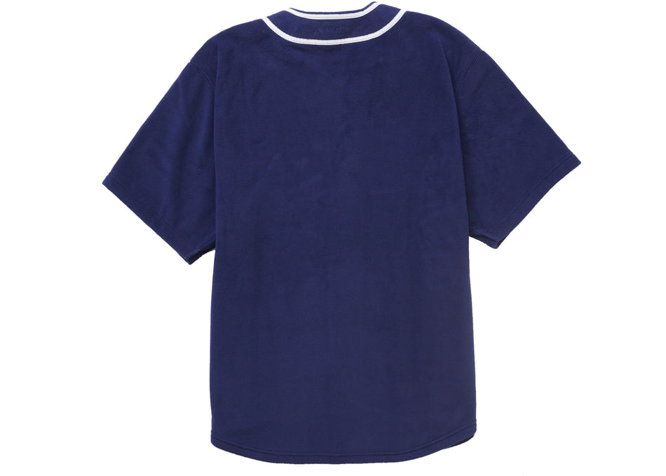 Supreme Polartec Baseball Jersey Navy