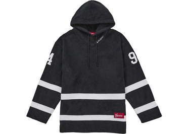 Supreme Polartec Hooded Hockey Jersey Black
