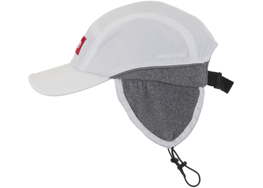 Supreme Polartec Lined Packable Earflap Camp Cap White