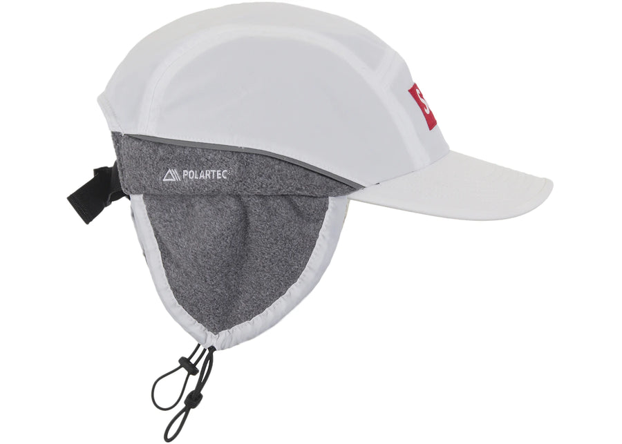 Supreme Polartec Lined Packable Earflap Camp Cap White