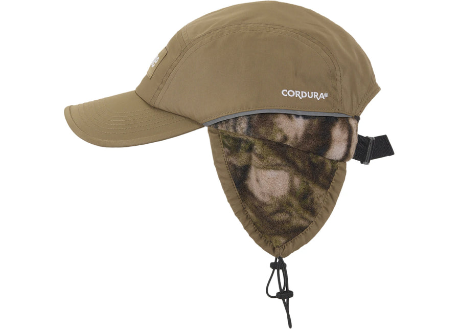 Supreme Polartec Lined Packable Earflap Camp Cap Woodland Camo