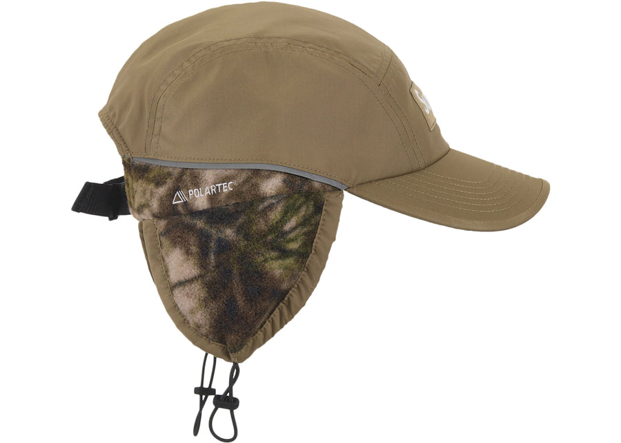 Supreme Polartec Lined Packable Earflap Camp Cap Woodland Camo