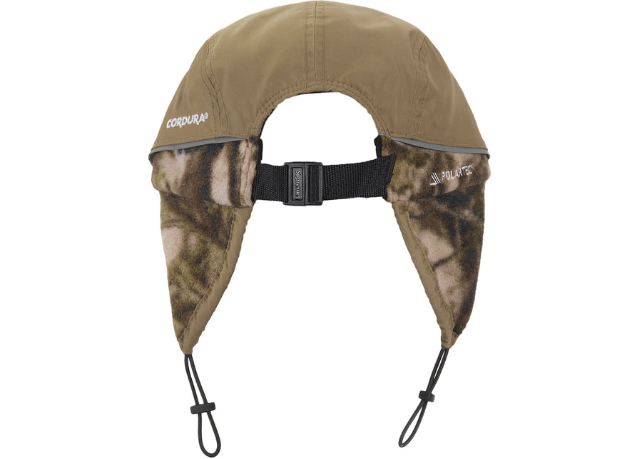 Supreme Polartec Lined Packable Earflap Camp Cap Woodland Camo