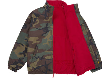 Supreme Polartec Reversible Track Jacket Woodland Camo