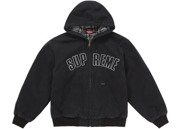 Supreme Reflective Arc Hooded Work Jacket Black