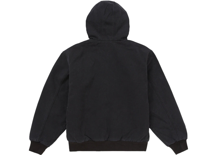 Supreme Reflective Arc Hooded Work Jacket Black