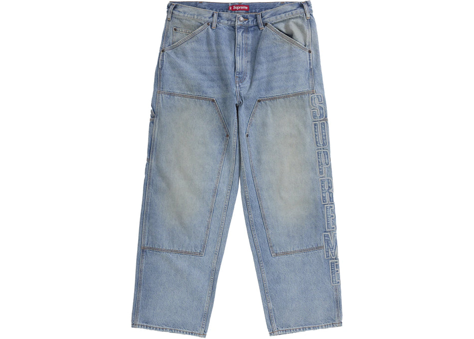 Supreme Reflective Double Knee Pant Denim