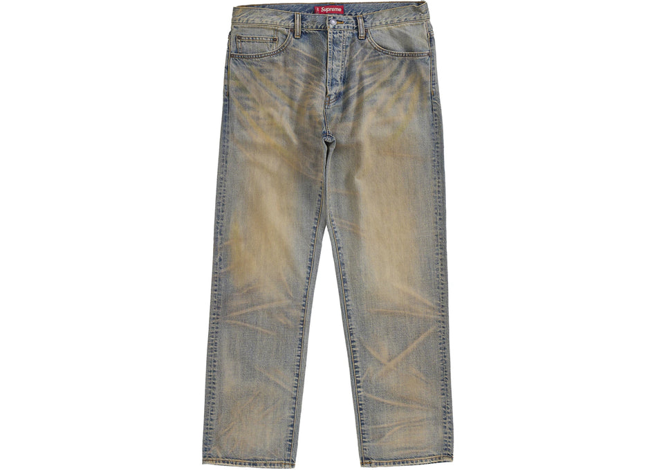 Supreme Regular Jean (FW25) Dirty Indigo
