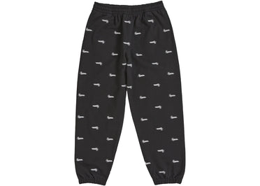 Supreme Repeat Script Sweatpants Black