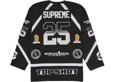 Supreme Rhinestone Hockey Jersey Black