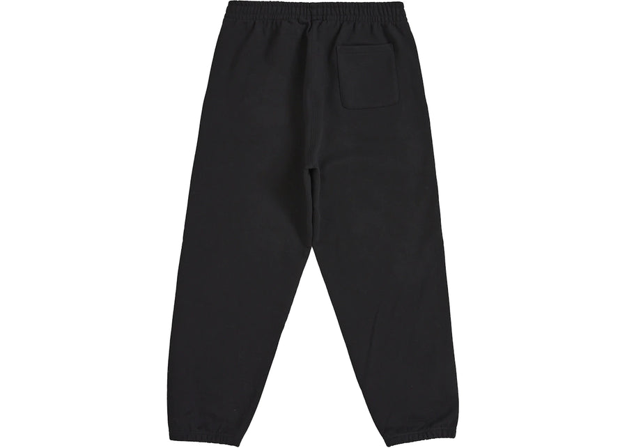 Pantalon de survêtement Supreme à appliqués satinés (FW25) Noir