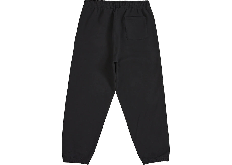Supreme Satin Appliqué Sweatpant (FW25) Black