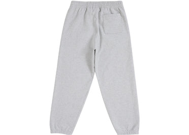 Supreme Satin Appliqué Sweatpant (FW25) Heather Grey