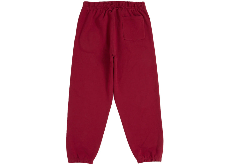 Supreme Satin Appliqué Sweatpant (FW25) Red