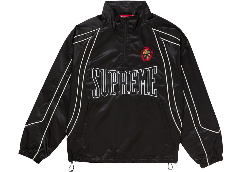 Supreme Satin Piping Pullover Black