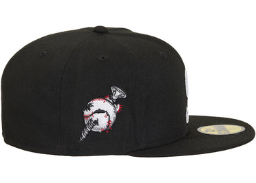 Supreme Screw Ball S Logo New Era 59Fifty Fitted Hat Black