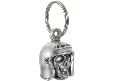 Supreme Skull Bell Keychain Silver
