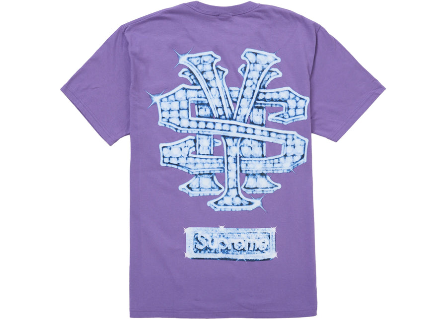 T-shirt Supreme Snowman violet