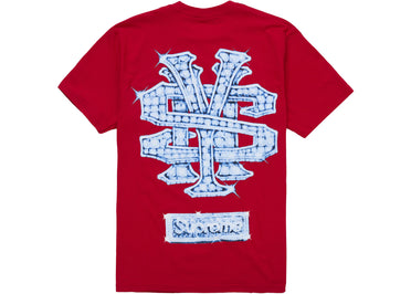 Supreme Snowman Tee Red
