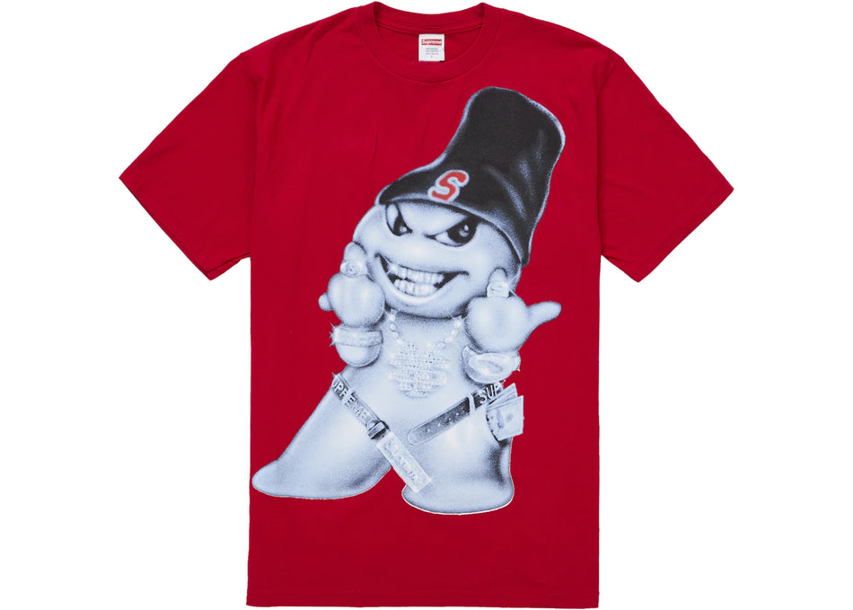 Supreme Snowman Tee Red