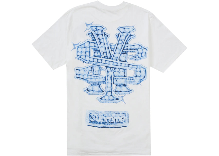 T-shirt Supreme Snowman blanc