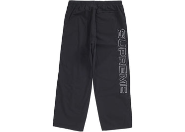 Supreme Spellout Embroidered Ripstop Track Pant Black