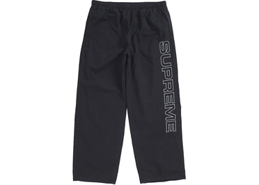Supreme Spellout Embroidered Ripstop Track Pant Black
