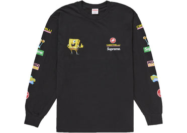 Supreme SpongeBob/Castelli Racing L/S Tee Black