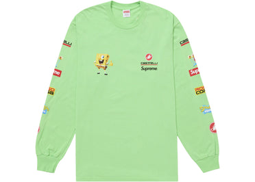 Supreme SpongeBob/Castelli Racing L/S Tee Green
