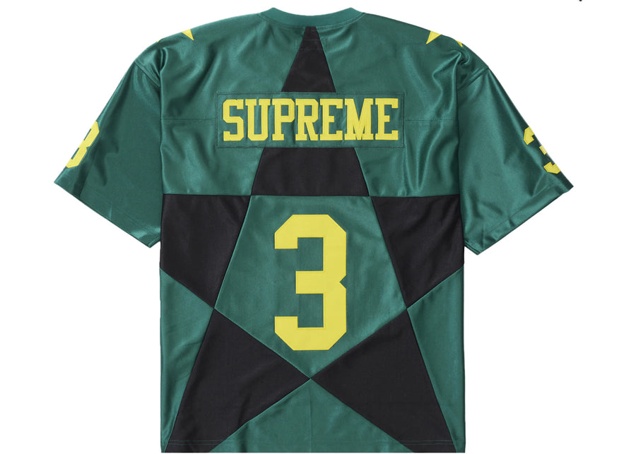 Maillot de football Supreme Star vert foncé