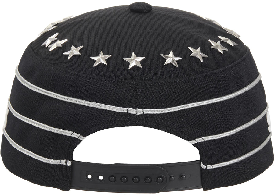 Chapeau bibi noir à clous Supreme Stars