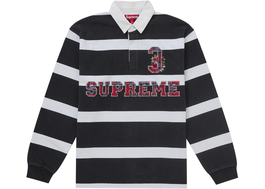 Supreme Stripe Rugby (FW25) Noir