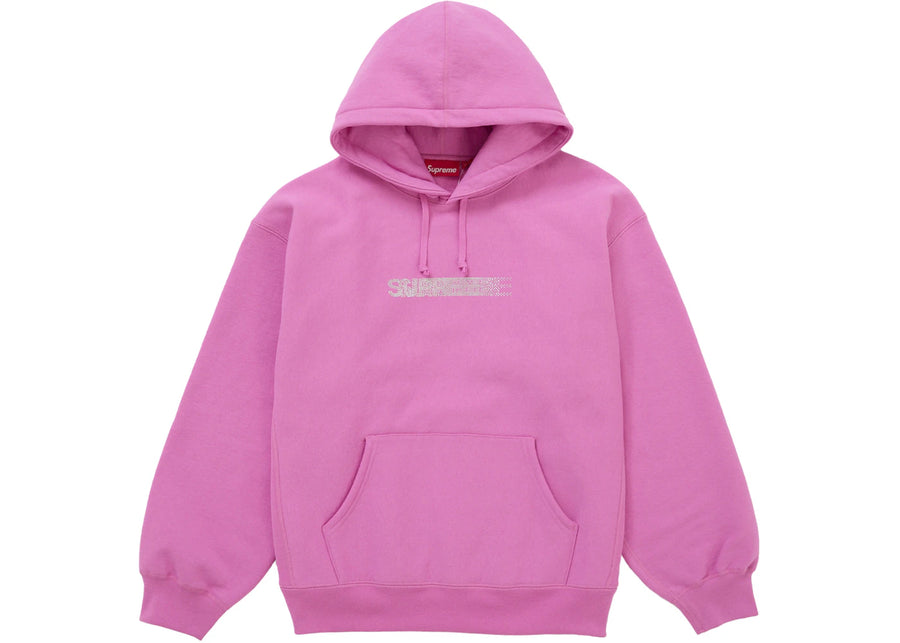 Sweat à capuche rose Supreme avec logo Swarovski Motion