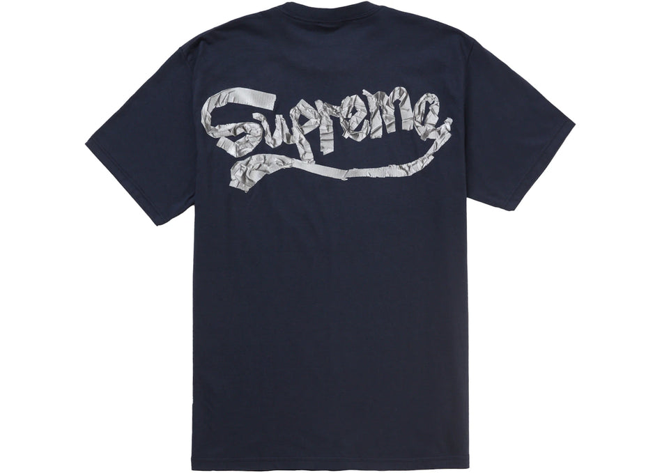 Supreme Tape Tee Navy