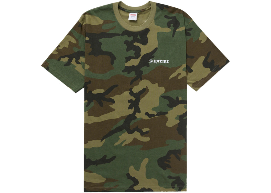 Supreme Target Tee Woodland Camo