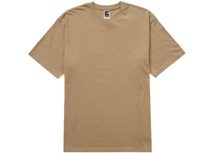 Haut Supreme The North Face manches courtes couleur fauve
