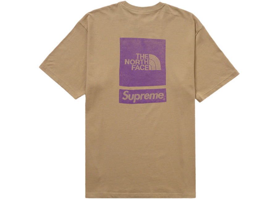 Haut Supreme The North Face manches courtes couleur fauve
