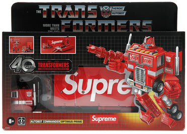 Supreme Transformers G1 Optimus Prime Figure Red