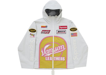 Supreme Vanson Leathers GORE-TEX Shell Jacket White