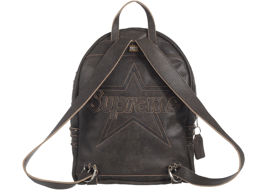 Supreme Vanson Leathers/b.b. Simon Backpack Brown