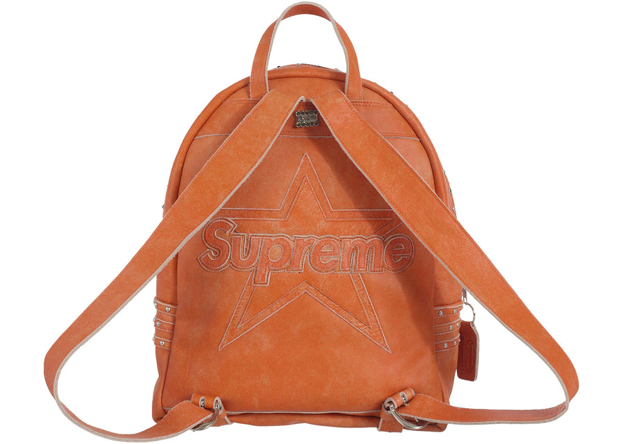 Supreme Vanson Leathers/b.b. Simon Backpack Orange