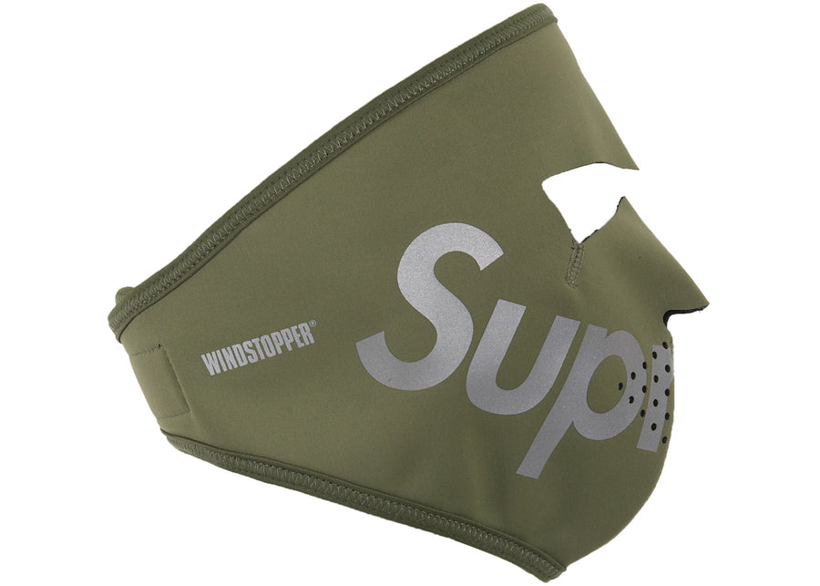 Supreme WINDSTOPPER Facemask (FW25) Olive