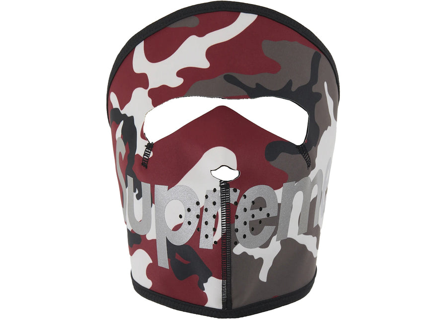 Masque Supreme WINDSTOPPER (FW25) Camouflage rouge