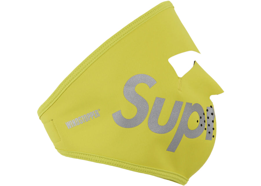 Supreme WINDSTOPPER Facemask (FW25) Yellow
