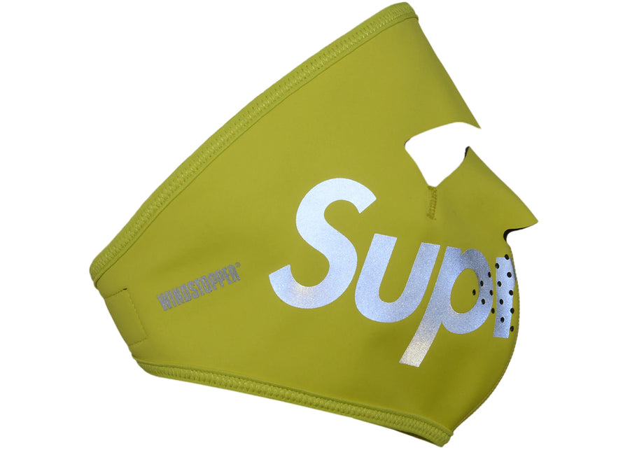 Supreme WINDSTOPPER Facemask (FW25) Yellow
