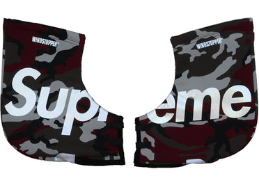 Supreme WINDSTOPPER Handlebar Mitts Red Camo