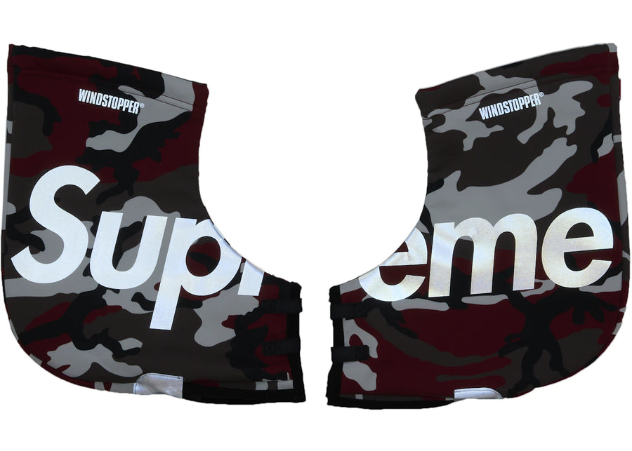 Supreme WINDSTOPPER Handlebar Mitts Red Camo