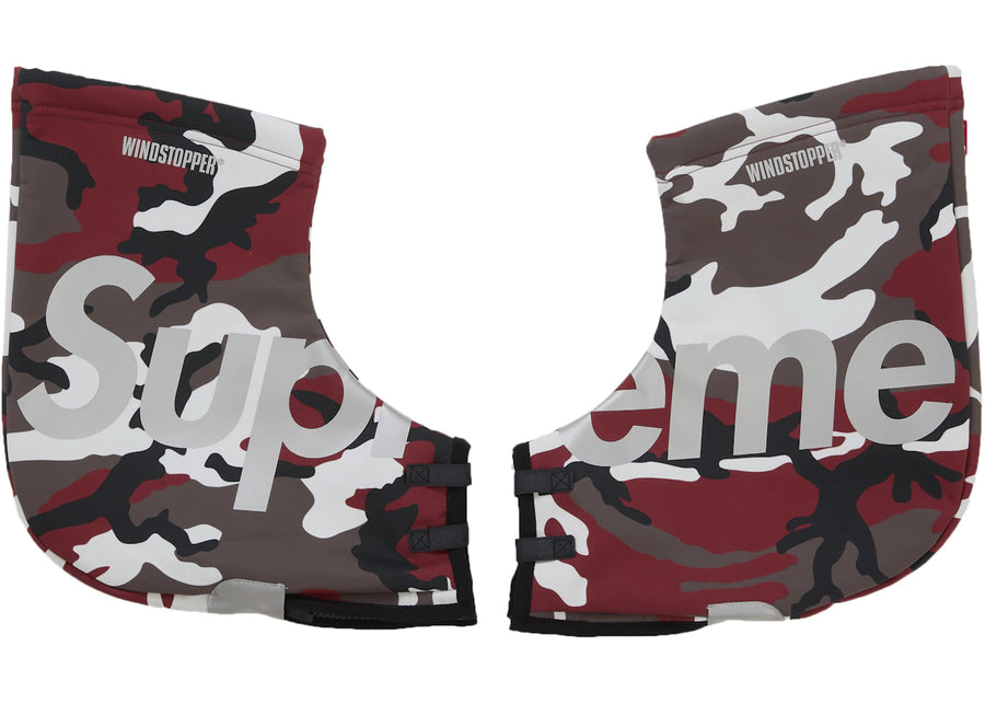 Supreme WINDSTOPPER Handlebar Mitts Red Camo