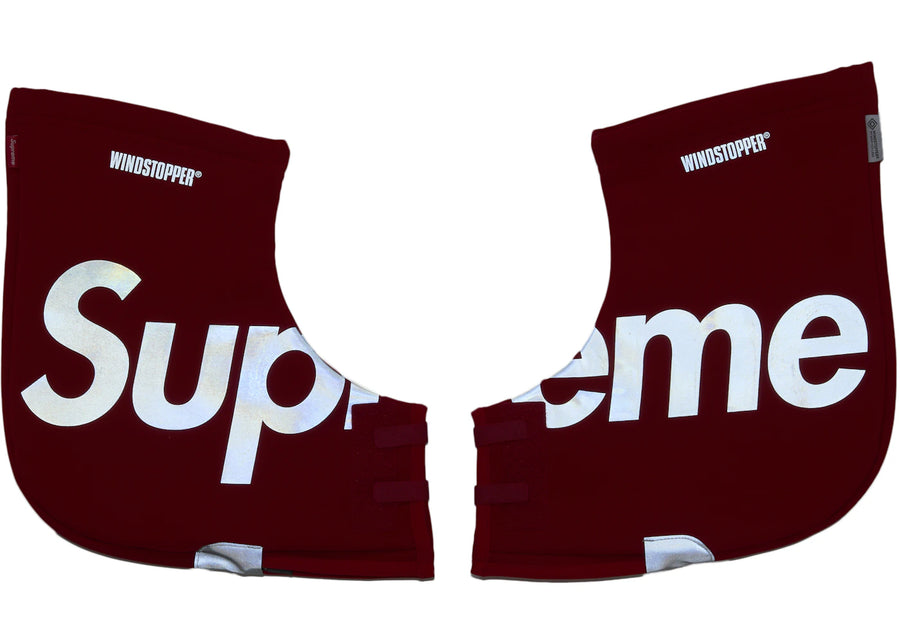 Gants de guidon Supreme WINDSTOPPER rouges